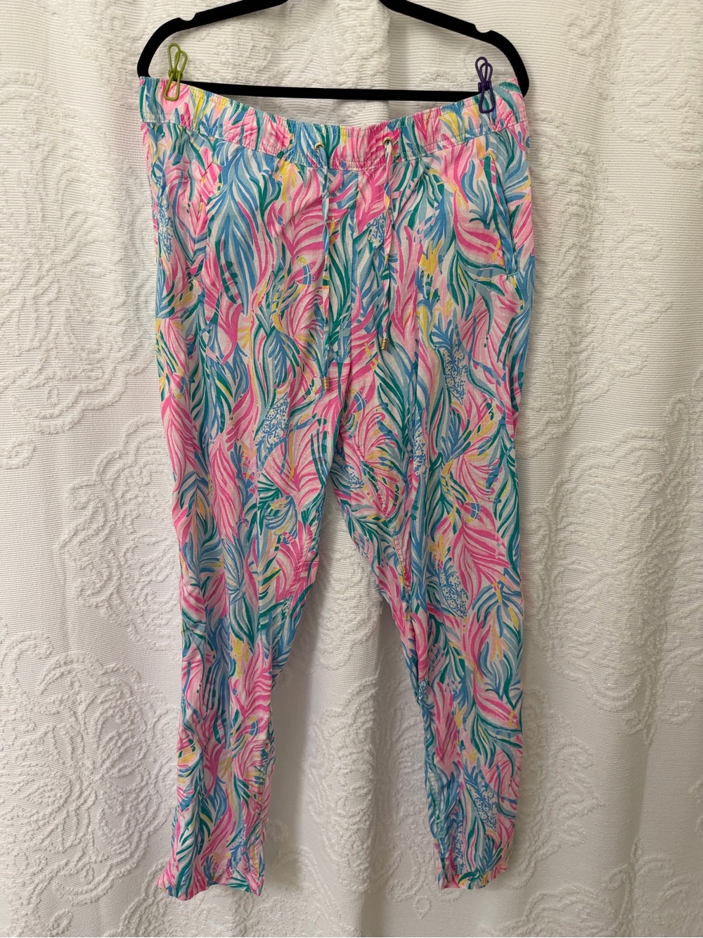 Lilly Pulitzer Sea Turtle Soirée Linen Pant